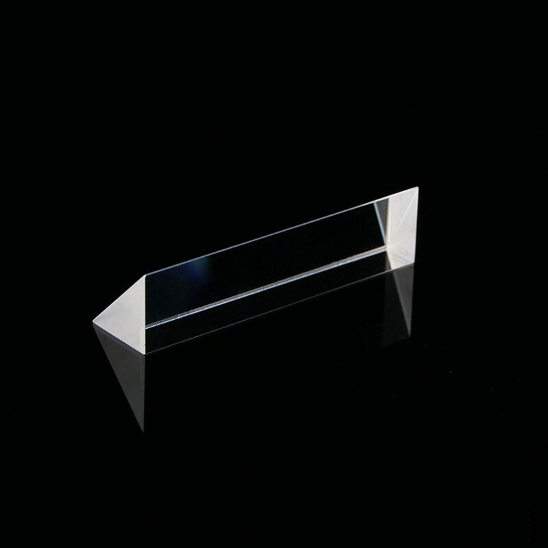 Factory supply Optical glass splitting prism can be used to disperse light 10*10*40 mm triangle prism Right angle prism