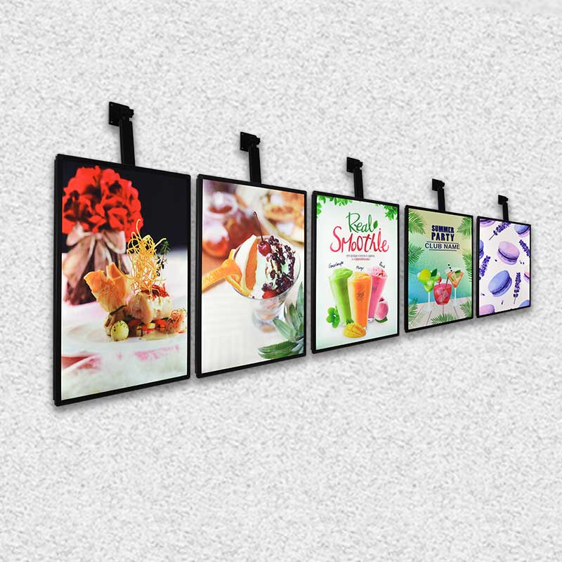 Menu box restaurant equipment fast food plastic menu board commerce menu board