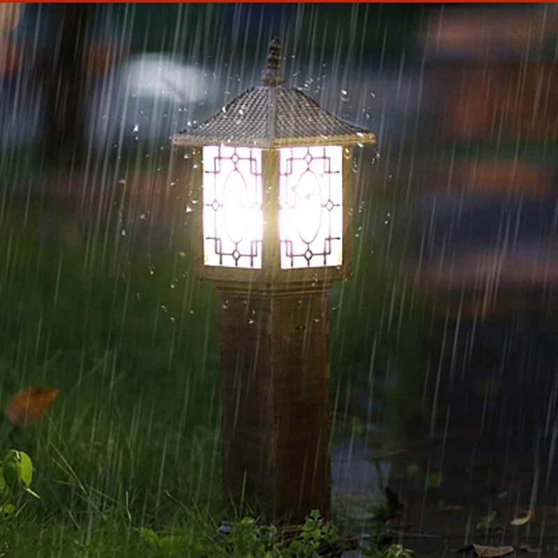 Chinese Tuin Gazon Verlichting Outdoor Grasland balkon residentiële Lamp Waterdicht Landschap Verlichting