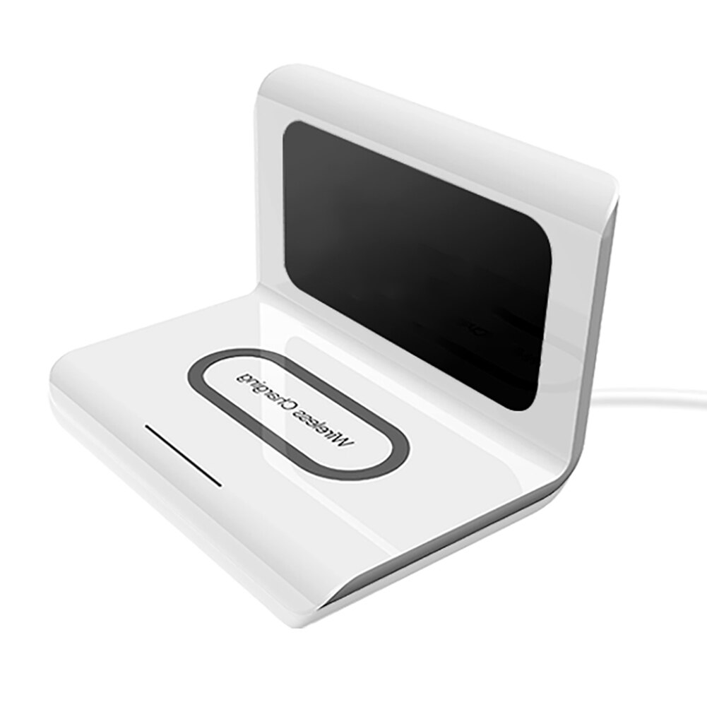 10W Clock Perpetual Calendar Wireless Charging Universal Phone Fast Charger With Thermometer Calendar Clock For IPhone samsung