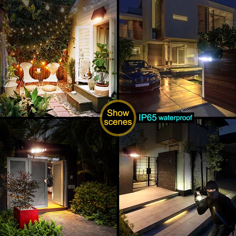 Camera Imitation Wireless Solar Lights Outdoor Motion Sensor Wall Lamp Garden Home Security Lighting