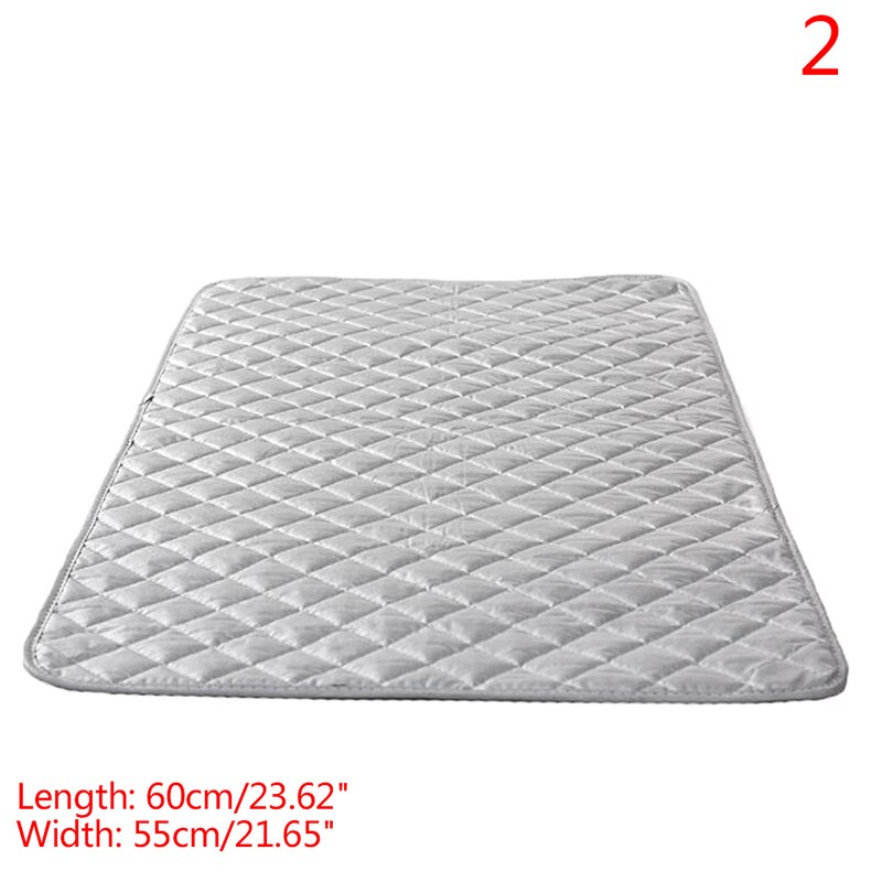 Nueva tabla de Mat de lavandería de arandela de la cobertura de la secadora Junta resistente al calor manta de malla de prensa ropa proteger Protector: 2