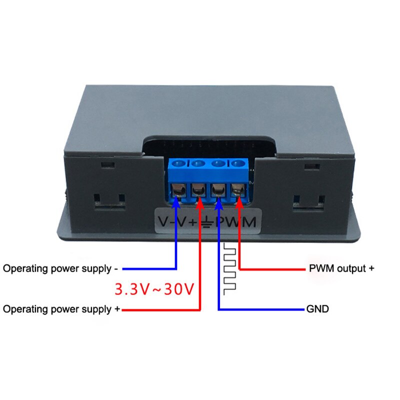 Original PWM Signal Generator PWM Frequency Meter XY-PWM1 Duty Cycle Adjustable Square Wave Signal Output Panel Meter