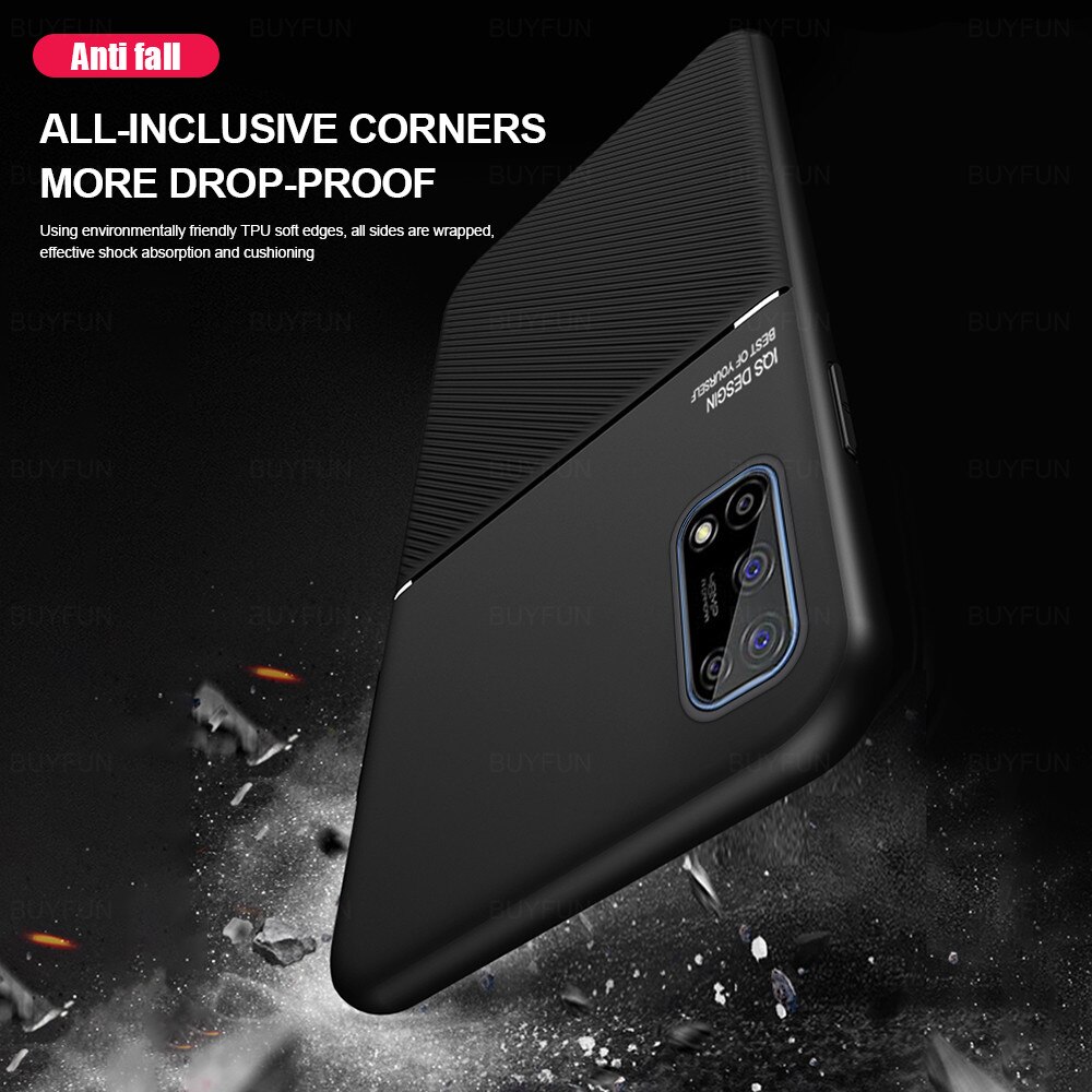 Für realme7 5g fall leder textur auto magnetischer halter telefon abdeckungen für oppo realme 7 pro realmy realmi 7 7pro stoßfest coque