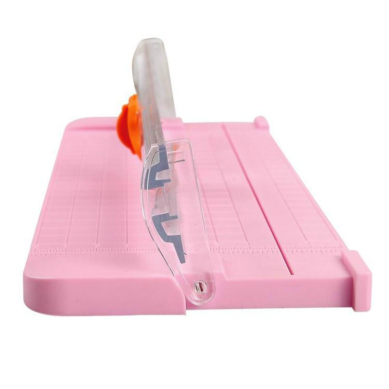 Gør-det-selv scrapbogssæt ablums papirskæremaskine papir pink skærer mini skære kniv skæremaskine skære papir skæremaskine