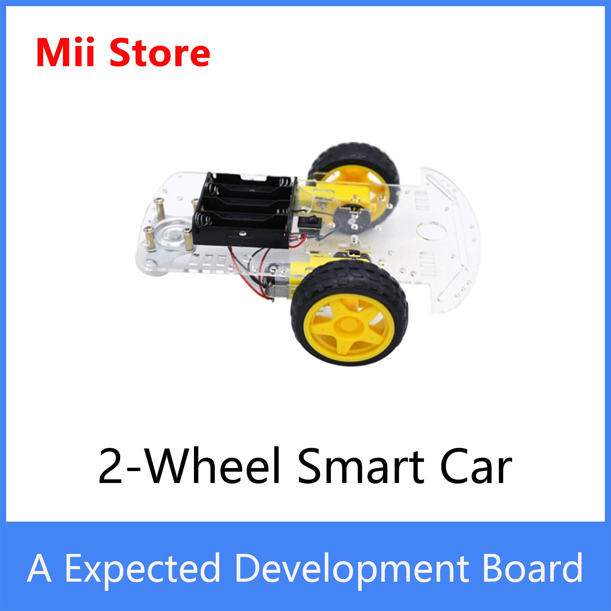 2-wheel smart car chassis kit with speed code disc Smart car wheels for Arduino DIY Kit tracking barrier car