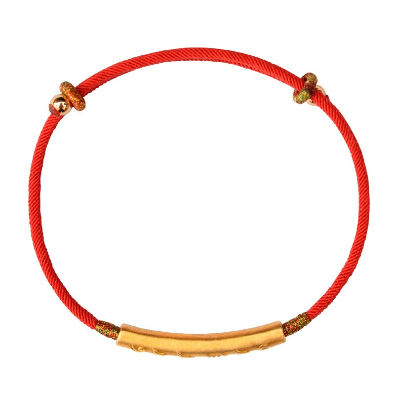 POHIER 999 in Argento sterlina Sei parole mantra Buddismo Tibetano Pendenti E Ciondoli Braccialetto di Cera Rossa A Mano di fortunato Gioielli Amuleto