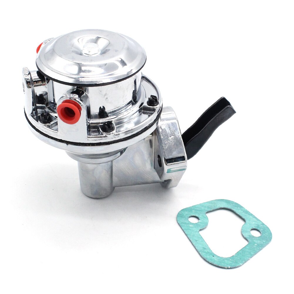 for BBC Big Block Chevy 396 454 Chrome Mechanical Street Strip Fuel Pump High Volume: Default Title