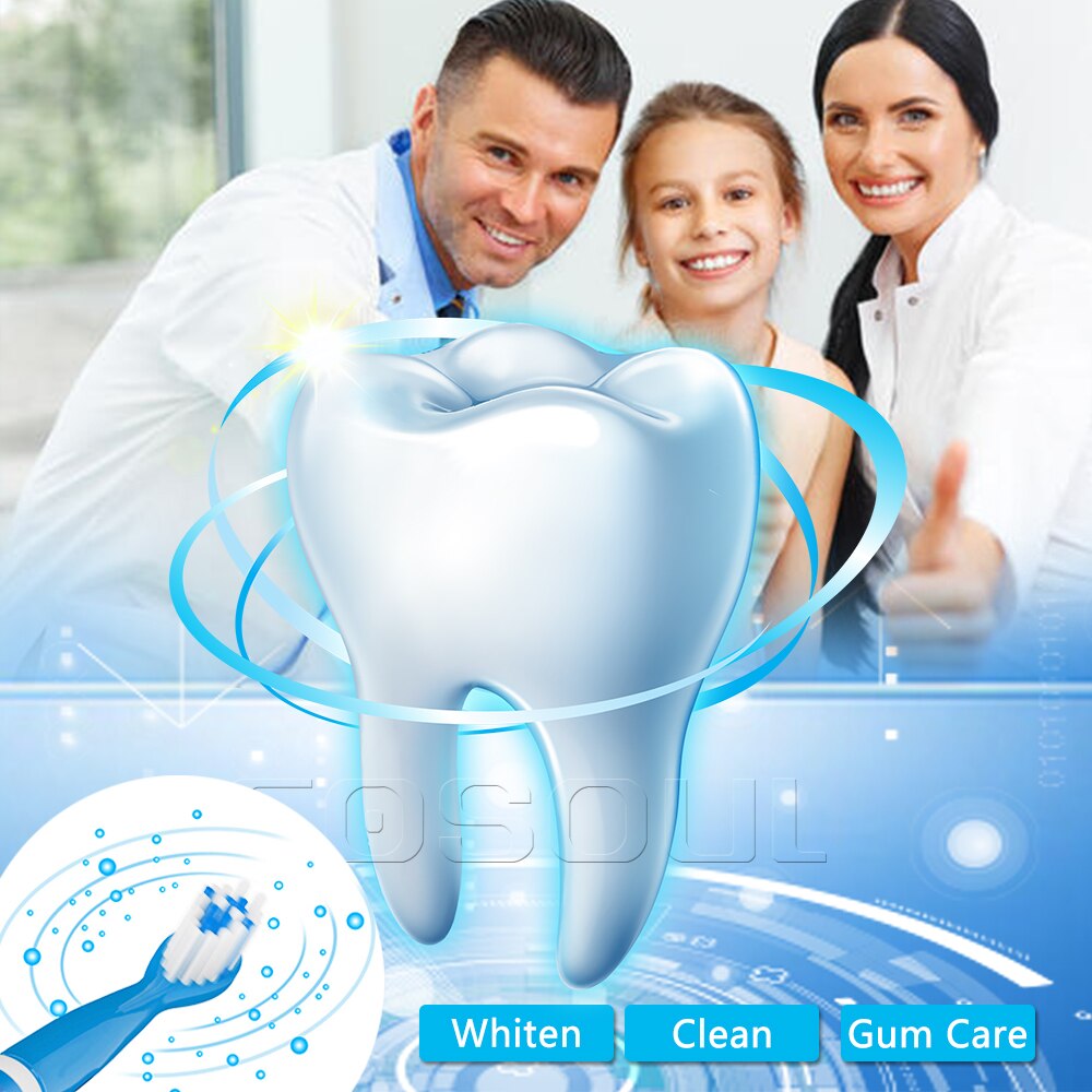 COSOUL-cepillo de dientes eléctrico sónico para niños, cepillo recargable de princesa, cartón, para niños de 3 a 12 años