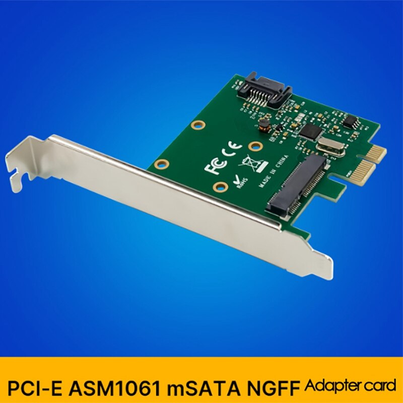 AU42 -PCI-E X4 M.2 B & M Key NGFF SSD Card M.2 NGFF SSD Expansion Card for Laptop PC