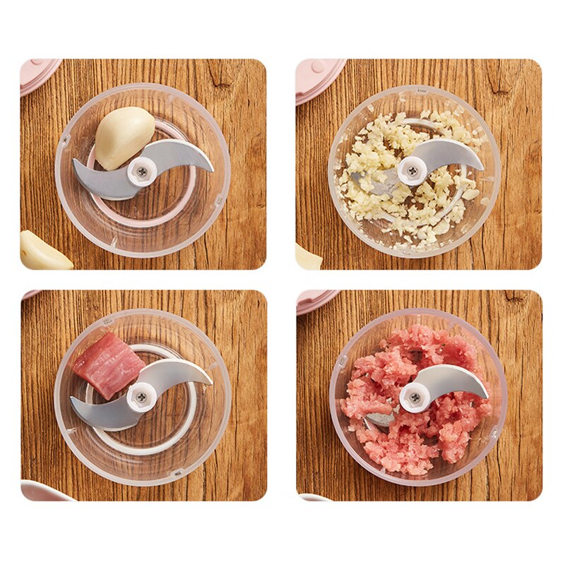 Electric Food Chopper,Automatic Mixer Blender to Chop Fruits/Vegetables/Garlic/Onion,Meat Grinder,Kitchen tools