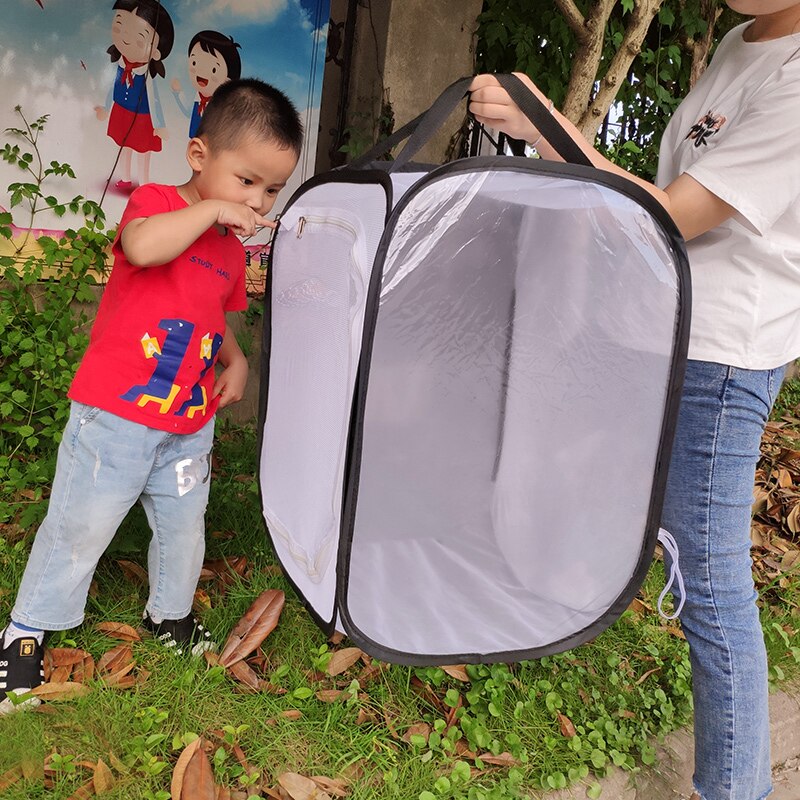 Enclosure Net Cloth Breeding Box Cage For Small Animal Praying Insect Butterfly Breeding Cage Net Housing