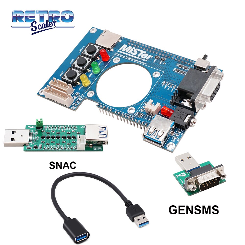 RetroScaler Manuelle Schweißen v 6,1 Mister I/O Board Analog Interface Unterstützung SNAC für Mister FPGA: IO-SNAC-GENSME