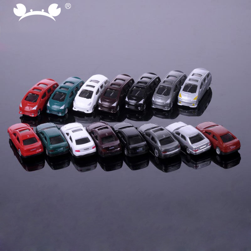 30pcs/lot mixed 1:150 N scale model car railroad model Building Train Layout railway modeling