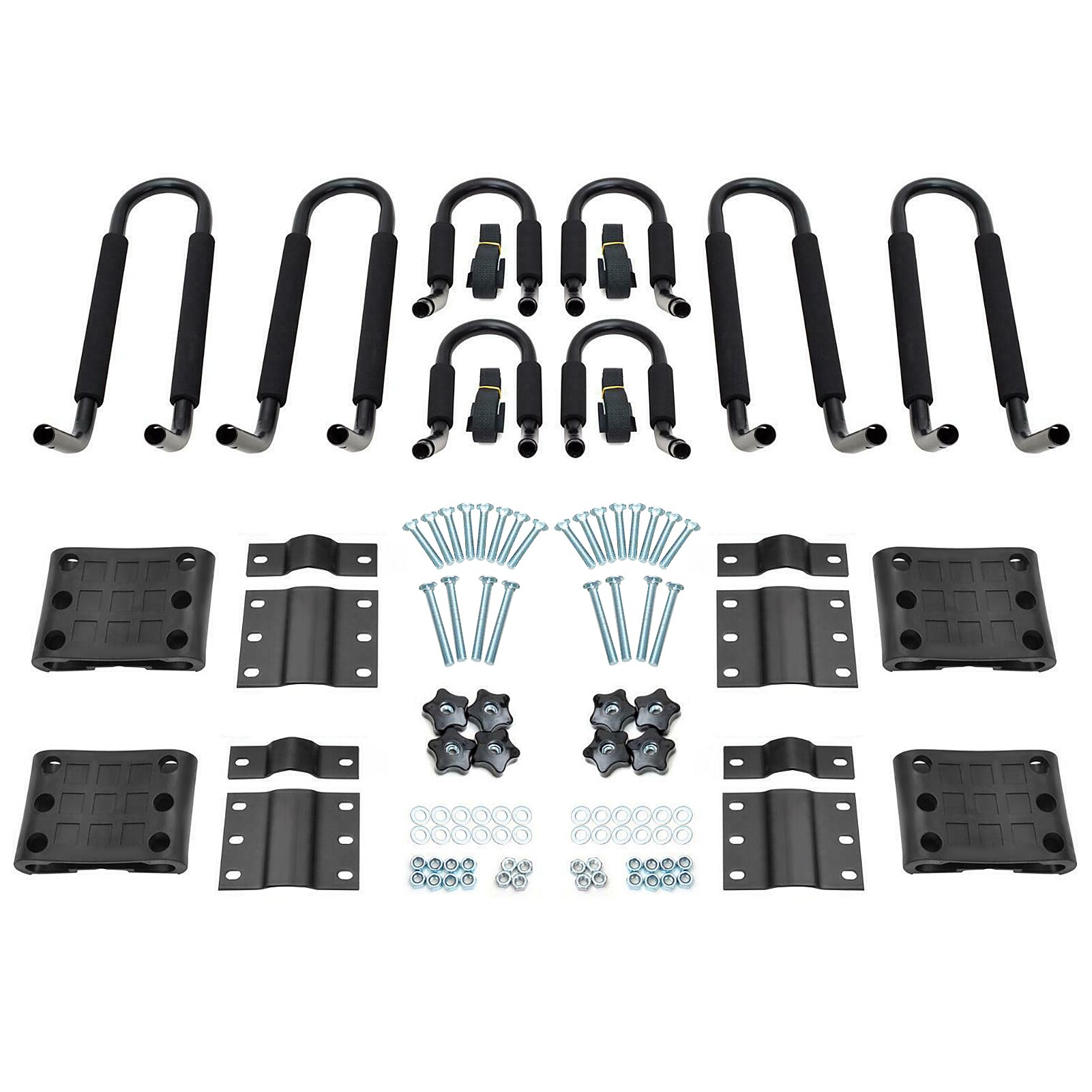 1 Pair/2 Pairs Kayak Roof Rack Kayak Canoe Boat Surfboard Roof Top Mount Rack for Car SUV Truck Crossbars Universal Roof Rack