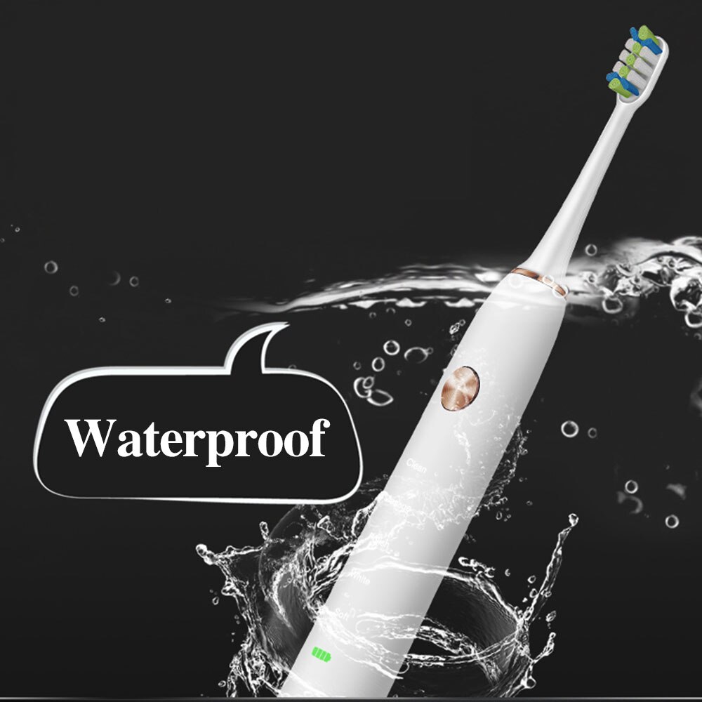 5 Cleaning Mode Sonic Toothbrush Electric Tooth Brush Ultrasonic Automatic Upgraded USB chargeable Adult Waterproof IPX7