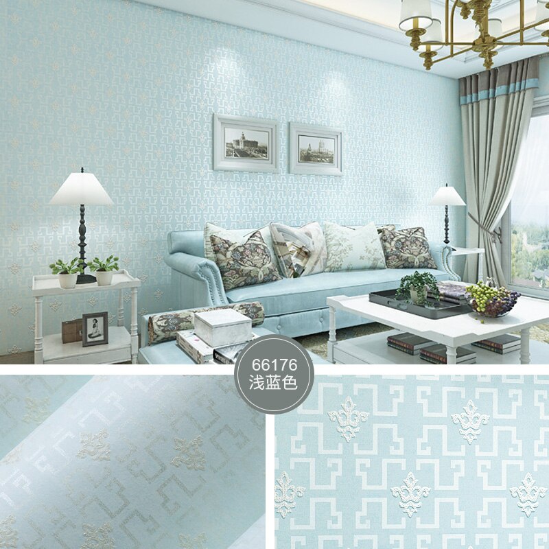 Roll Behang Palindrome Studie Behang Retro Slaapkamer Woonkamer Behang Hotel Decoratie Vliesbehang W115: 66176 / 2mx53cm