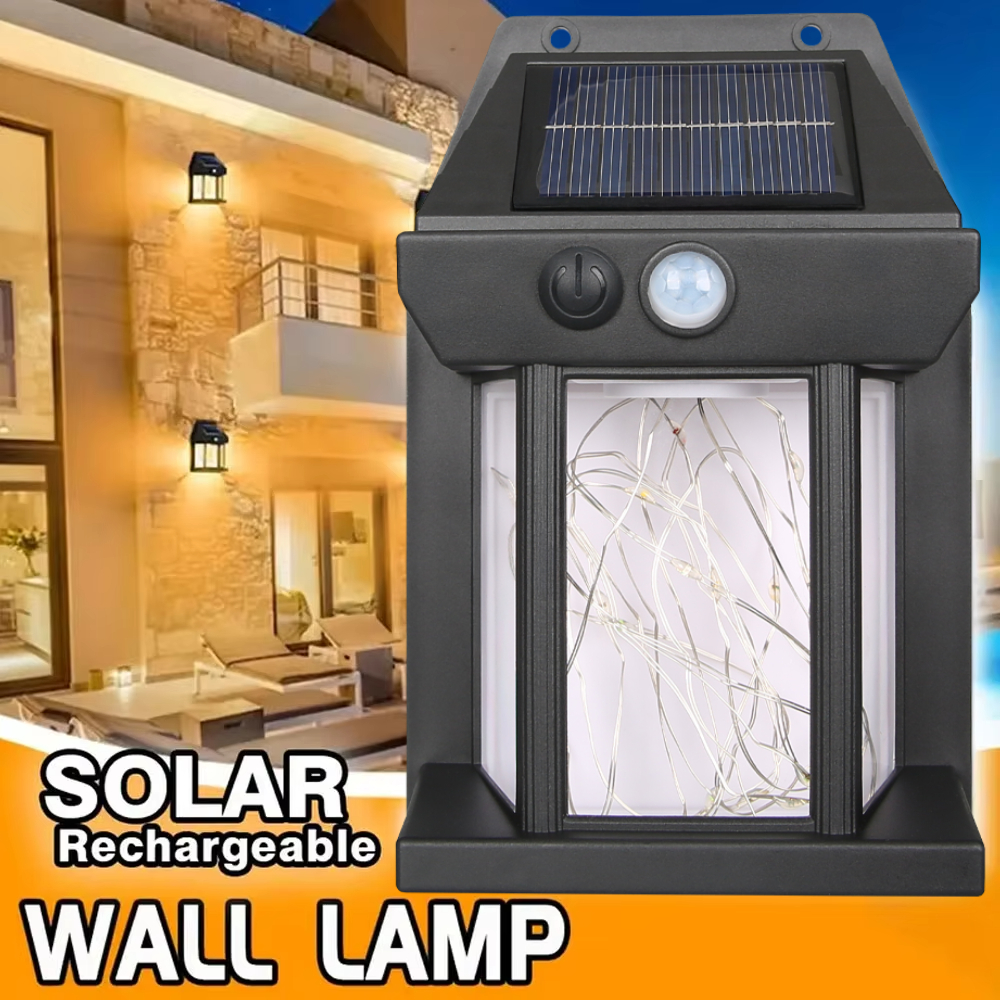 Krachtige buitenlamp op zonne-energie, tuinverlichting op zonne-energie, straatverlichting voor buiten, waterdichte led-verlichting, buitendecoratie