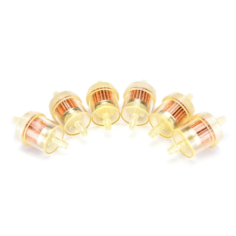 ETOPARS 10 Stuks Brandstoffilter – Universeel Inzetbaar Voor Motor, Scooter, Grasmaaier – 60 Micron Filter, 6 Mm Aansluiting
