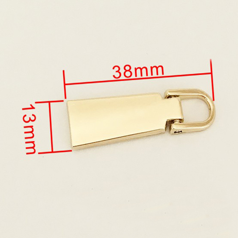 Tiradores de cremallera de Metal, kit de reparación de cabeza, tirador de cremallera, accesorios de costura DIY, 3 #5 #, 10 Uds.: No5-lightgold