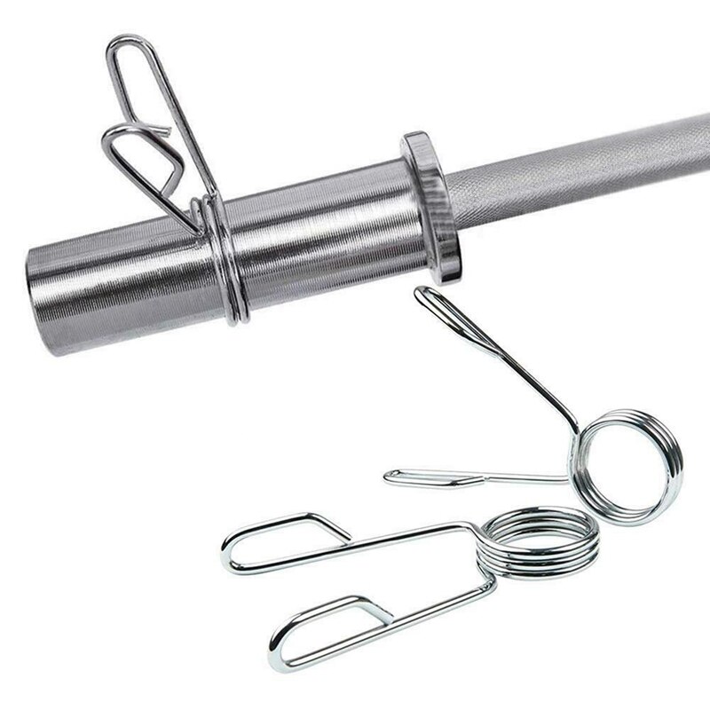 2 Inch Barbell Bar Clamps Spring Collars Weight Barbell Bar Dumbbell Clips