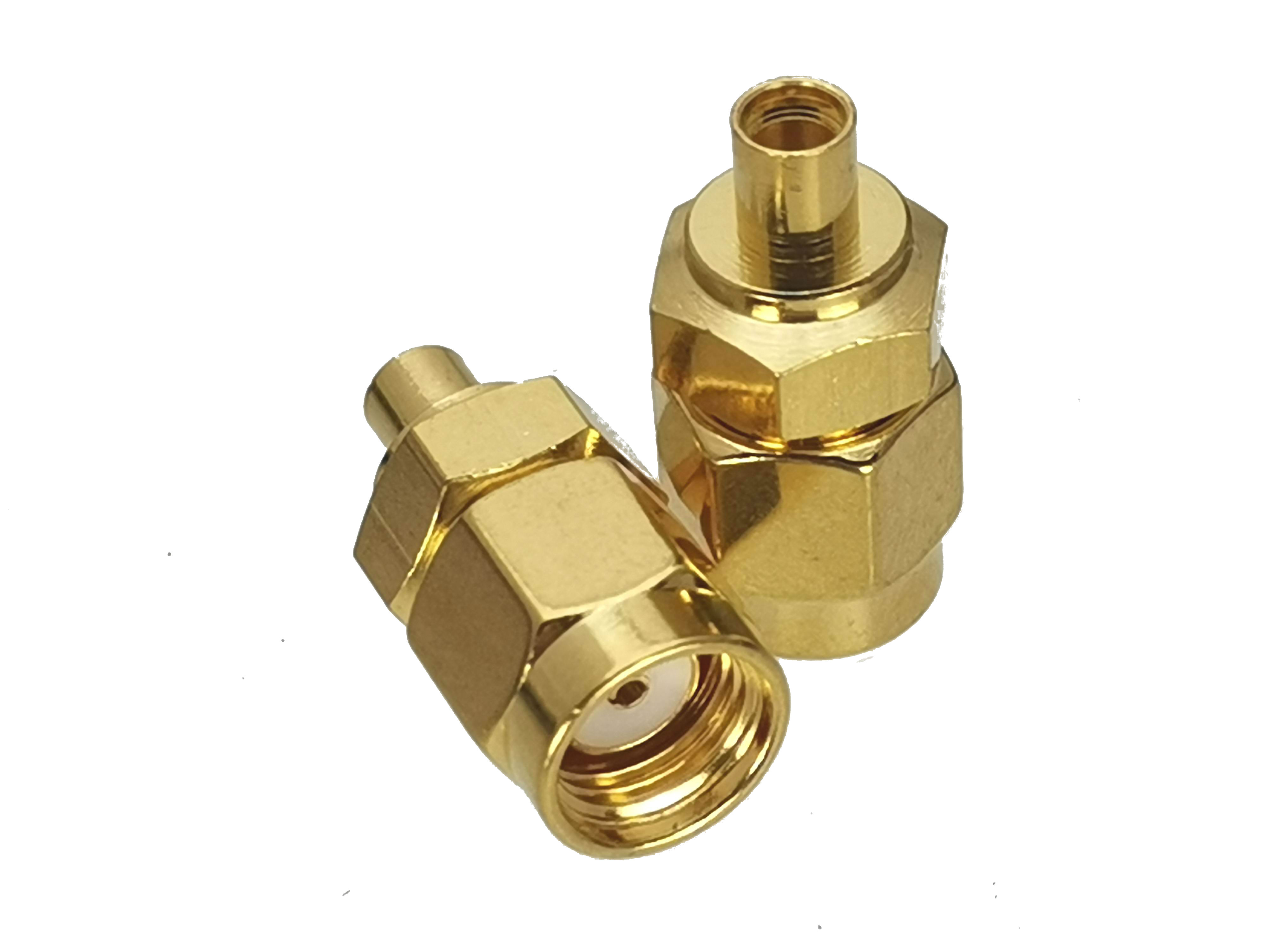 SMA/RP-SMA til MMCX/MCX/CRC9/TS9 - Koaksial Adapter