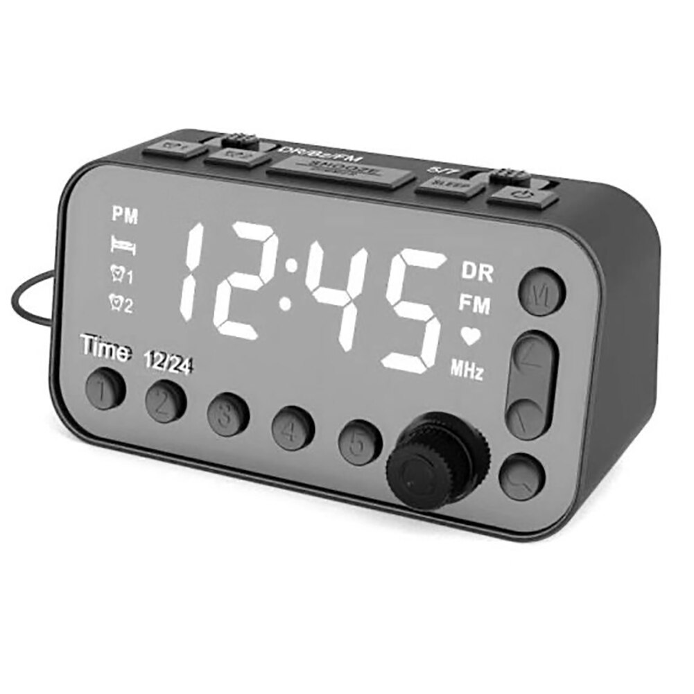 Bluetooth 4.2 Wooden DAB Radio Digital DAB/DAB+ FM Wi-Fi Speaker Bluetooth Wireless Radio FM/TF Card/U Disk/Alarm Clock: B