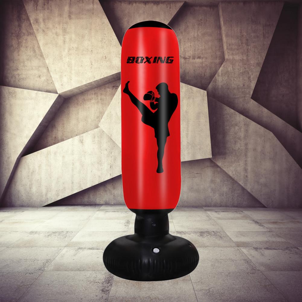 Punching Bag Smooth Surface Inflatable Free Standing Kids Punching Boxing Bag Inflatable Human Wall Tumbler Boxing Column