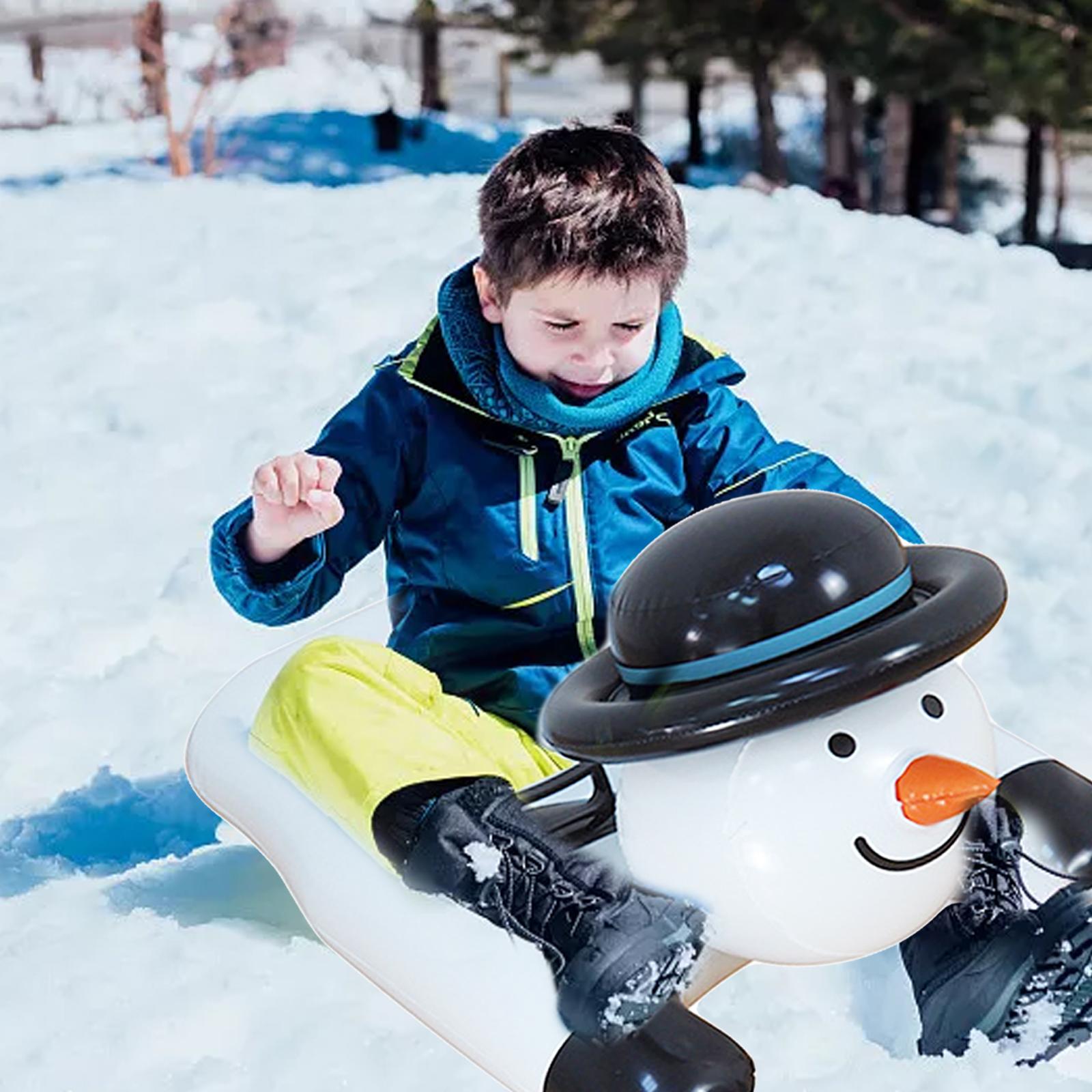 Schnee Rohr 42 zoll Aufblasbare Riesen Verdickt Einfrieren Beständig Schnee Schlitten für Wasser Schwimmbad