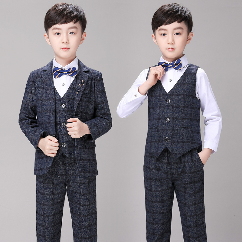 Nimble Boys Suits for Weddings Solid Navy Blue Boys Wedding Suit Formal Suit for Boy Kids Wedding Suits Blazer Boy