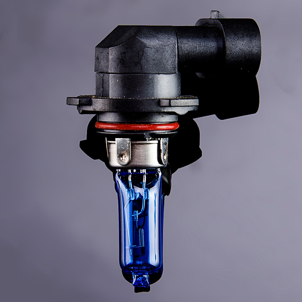 Hippcron halogenpære  hb3 9005 12v 65w 5000k billyktlampe superhvit mørkeblått kvartsglass  (2 stk)