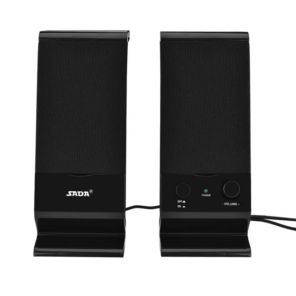 SADA 2 Portable USB Wired Computer Speaker Better ... – Grandado