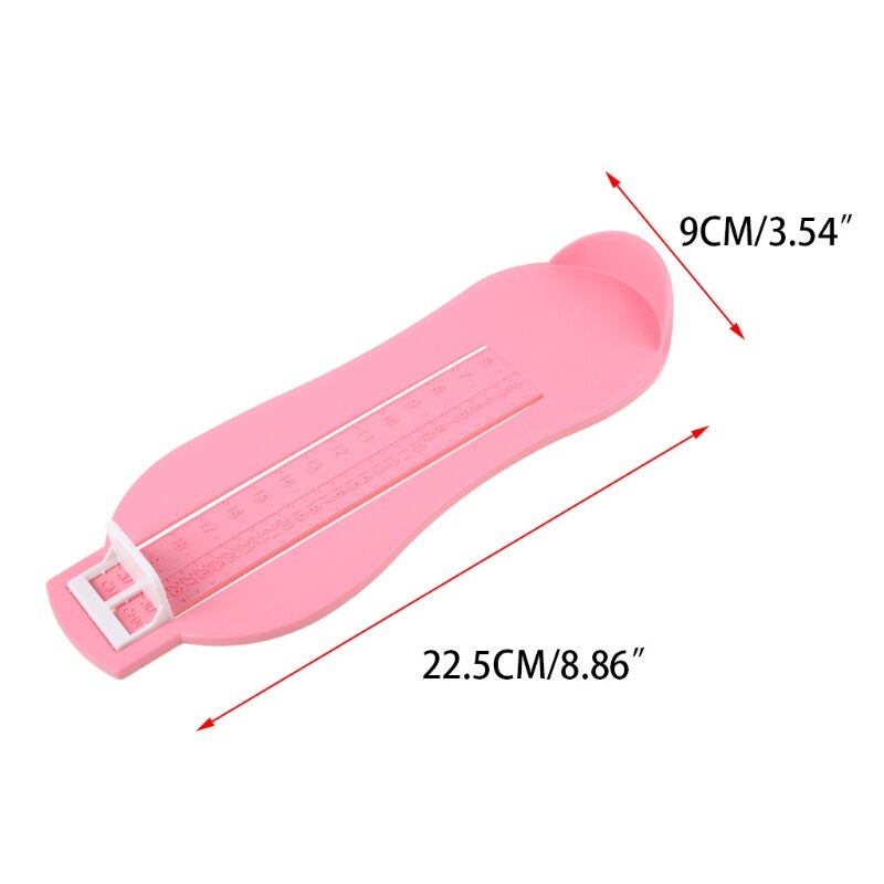 Kid Säuglings Fuß Messen Manometer Schuhe Größe Mess Lineal Gerät Kinder 6-20cm
