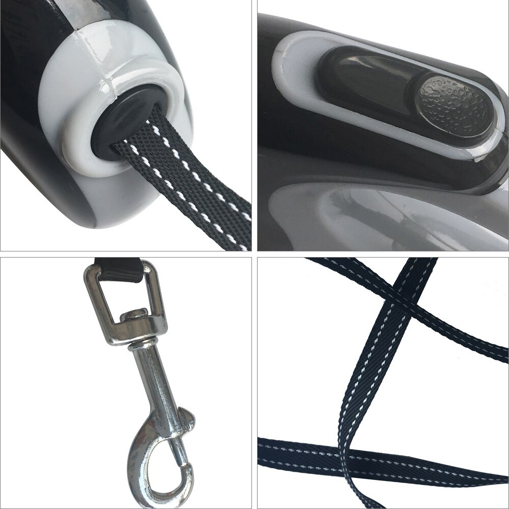 View of Retractable Dog Leash Dog Lead Pet Traction Rope P... - Grandado