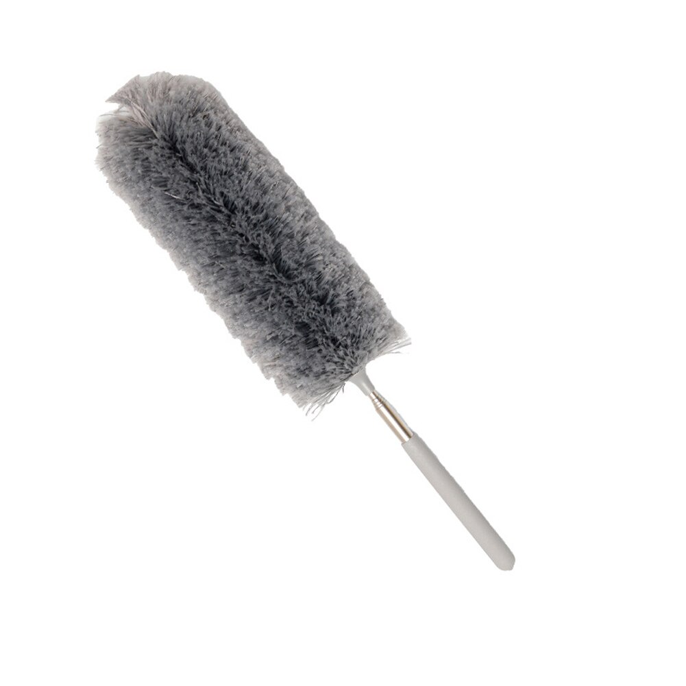Soft Microfiber Duster Brush Static Anti Dusting Brush Home Air-condition Car Furniture Cleaning 899: Gray