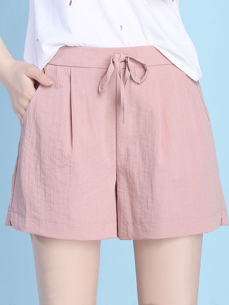 Loose Shorts Women&#39;s Summer High Waist Thin Pants 2022 Ice Silk Wide Leg Large Size Casual Pants Female Running Gym Shorts