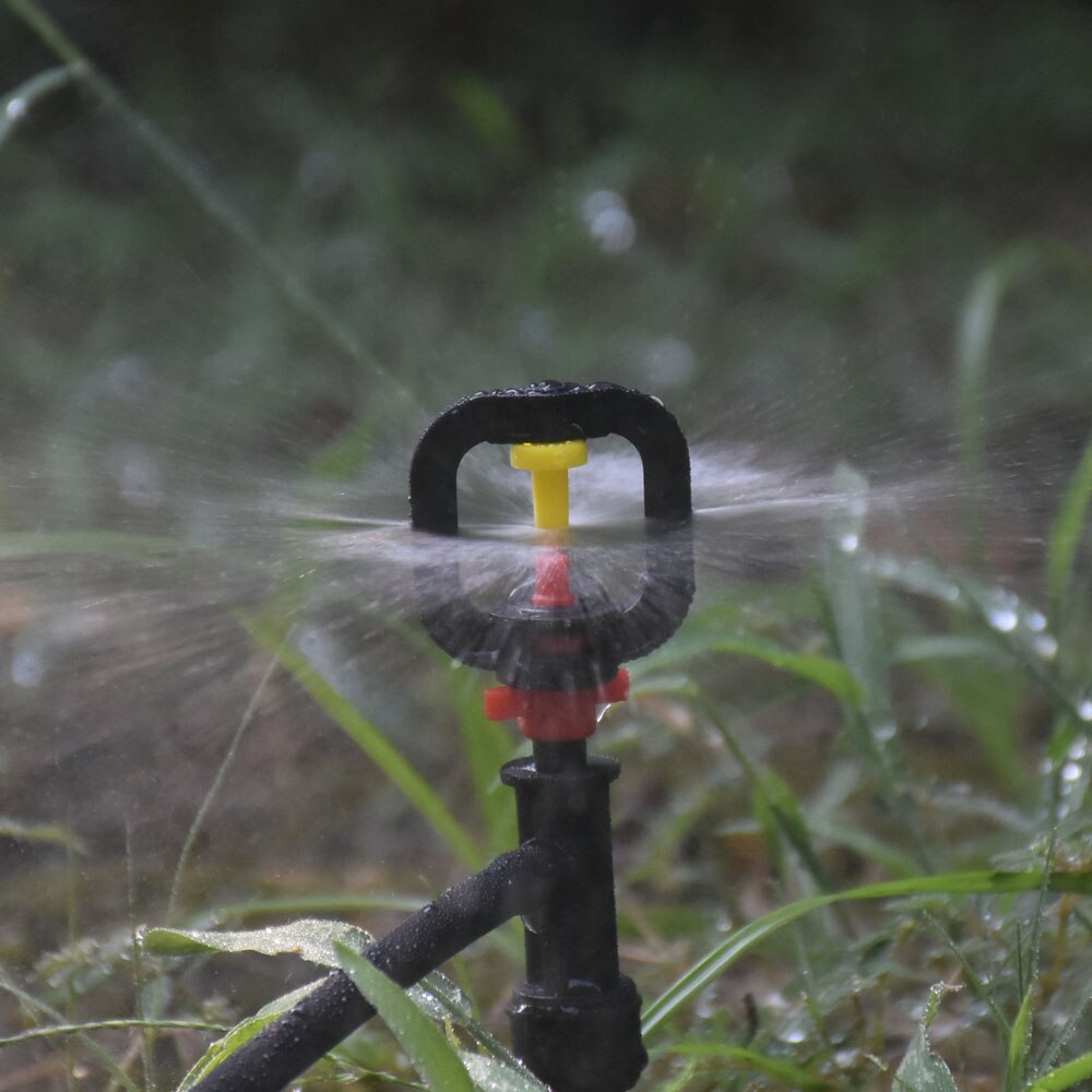 Garden rotating sprinkler nozzles With nozzle support garden watering sprinklers for lawn garden greenhouse micro irrigation 5pc