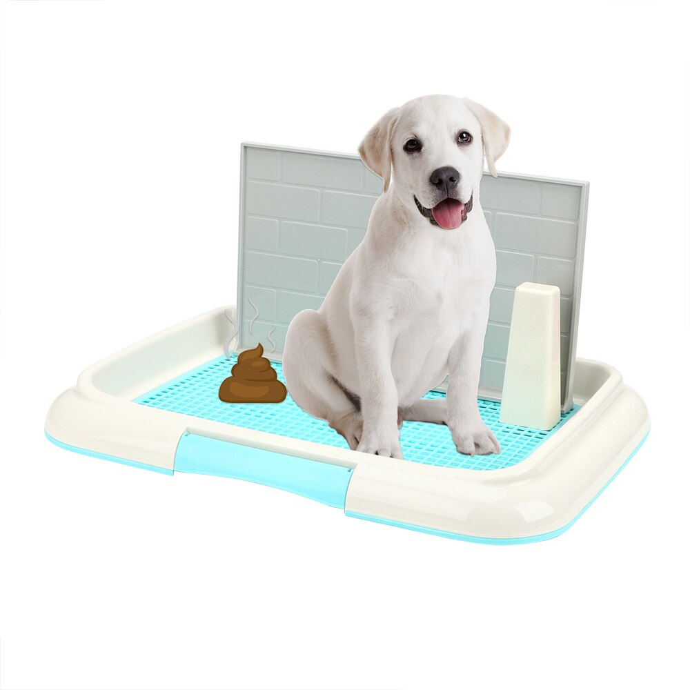Pot de toilette en treillis pour chien, facile à nettoyer, bac à litière pour chiot, produit pour animaux de compagnie