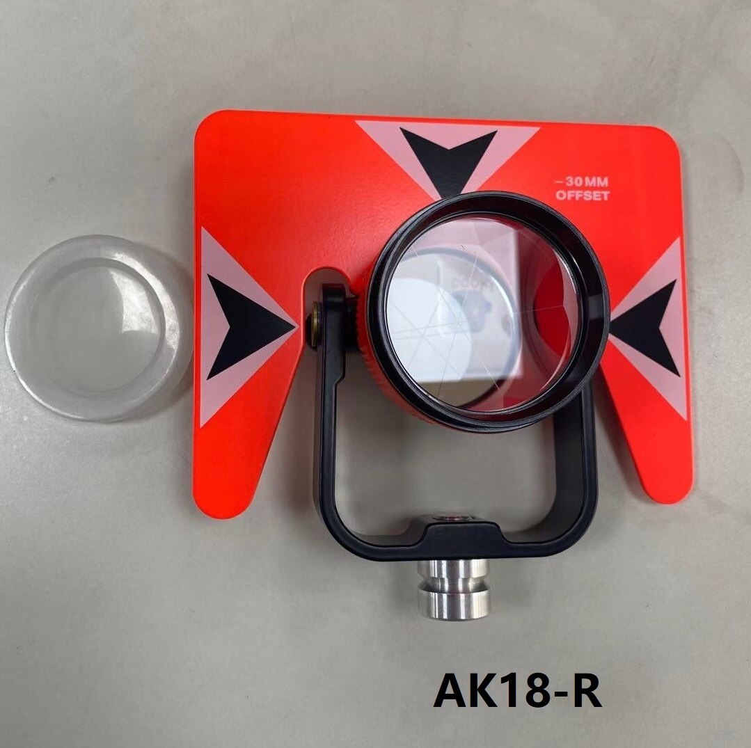 Goedkope Prijs AK18-R Optische Single Prism Set Voor Total Station Prisma/Stelschroevenblok Adapter Landmeetkundige Apparatuur Prisma Systeem