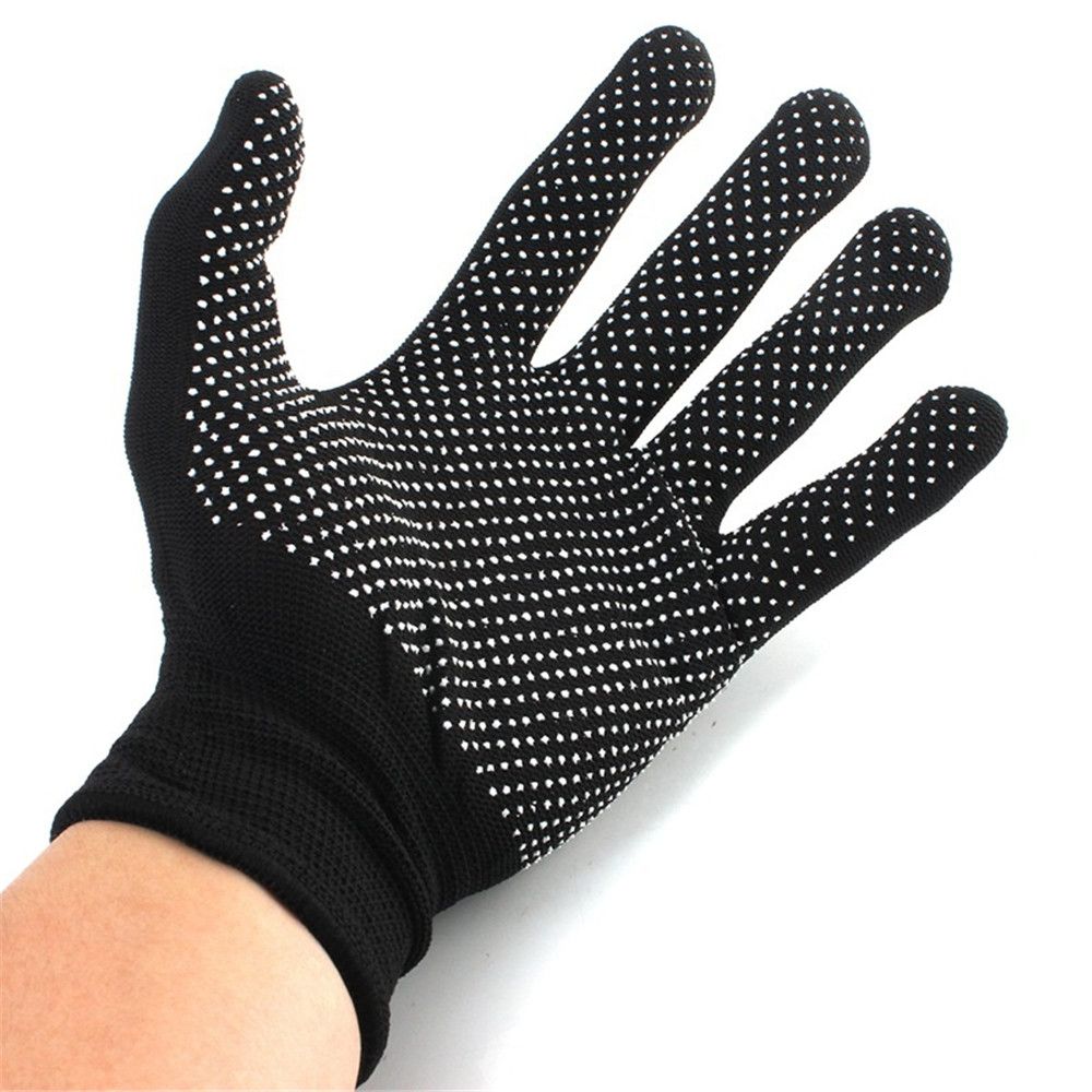 1 paar Hittebestendige Beschermende Handschoen Haar Styling Voor Curling Straight Flat Iron Werk handschoenen Veiligheid handschoenen