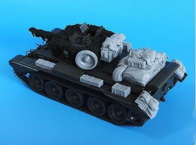 Die modifikation der 1:35 resin-druckgussteile für gepanzerte fahrzeuge beinhaltet nicht das unbemalte modell des fahrzeugs  t35024