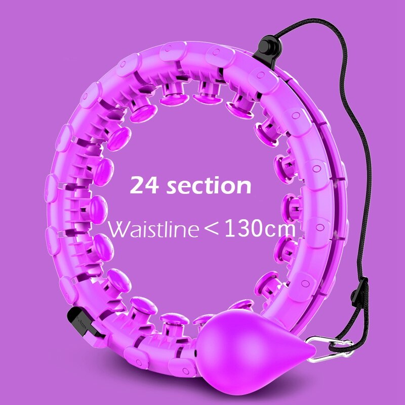Intelligente Zählen Fitness Sport Ring Smart Sport Ring Einstellbar Dünne Taille Hoop Fitness Ausrüstung Home Training Droshipping: YELLOW