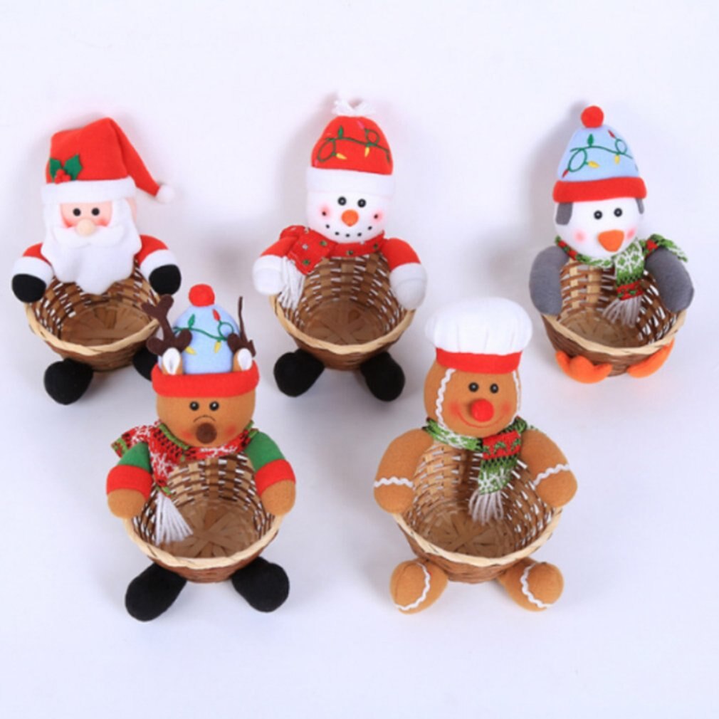 Christmas Decoration Candy Basket Christmas Desktop Decoration Children Candy Basket Christmas Decoration Candy Box