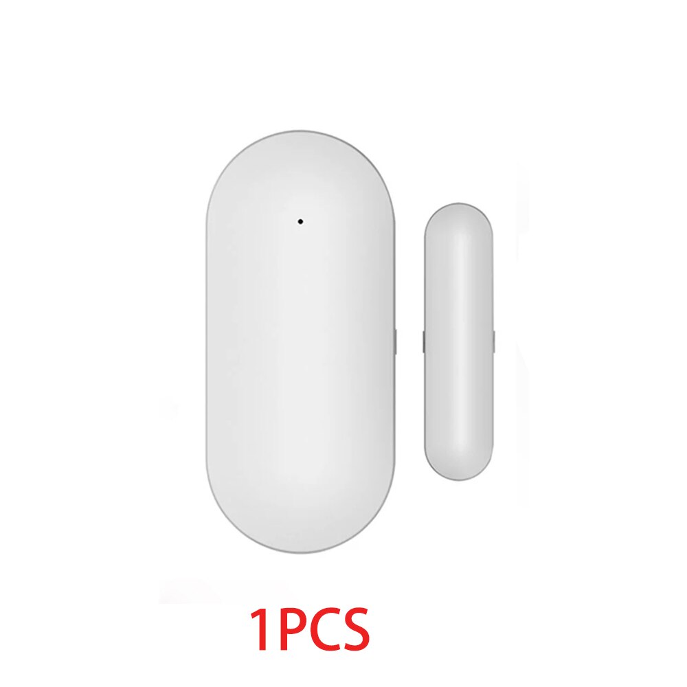 Tuya Smart Wifi Window Door Sensor Magnetic Switch Open Detector Protection Security Alert Alarm Smart Life APP: 1PCS