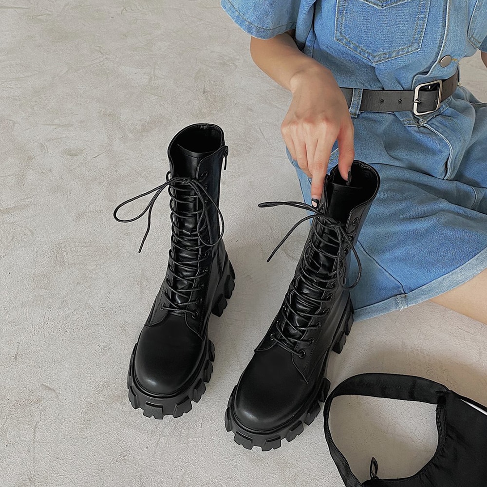 Chaussures femmes bottes talons hauts été chaussons de luxe bottes de créateur-femmes fermeture éclair bout rond Stiletto mi mollet équitation