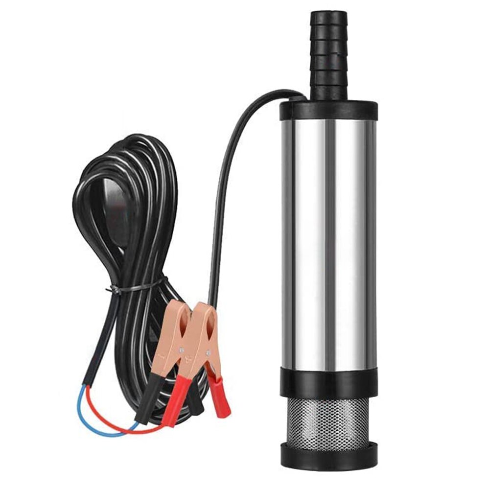 Diesel Fuel Pump 38mm 12V 24V Electric Gasoline Oil Air Transfer Tools Extractor Emergency Vehicle Car Plug Pumping Core Vents: 24V