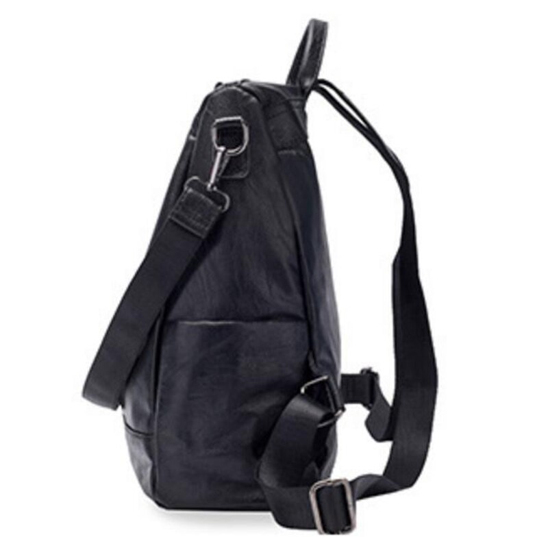 Sac À Dos En Cuir Pu pour Les Femmes Fermeture À Glissière Sac À Dos Étudiant Sac D'école pour Adolescent Filles grand Décontracté Sacs De Voyage mochila feminina