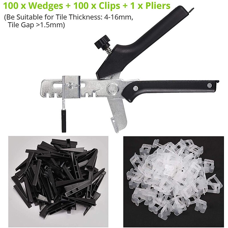 Floor Walls Plastic Tiles Level Wedge Spacers Tiles Leveling System Tiles Flooring Set Tile Wedges