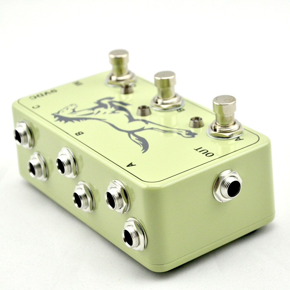 LANDTONE 3 Looper Effect Pedal Switch-3 Guitar Looper Pedal with 125B Pedal: 3LP-Y-02