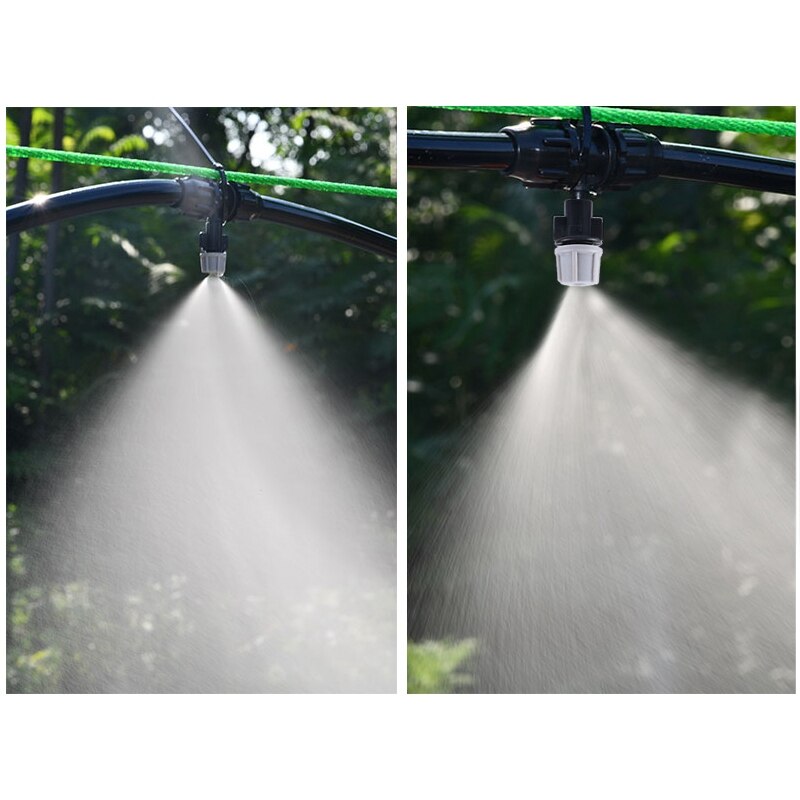 50X Spray Water Mist Verneveling Nozzle Tuinieren Waterkoeling Systeem Kas Planten Spuiten Sproeierhoofd Spuitmond